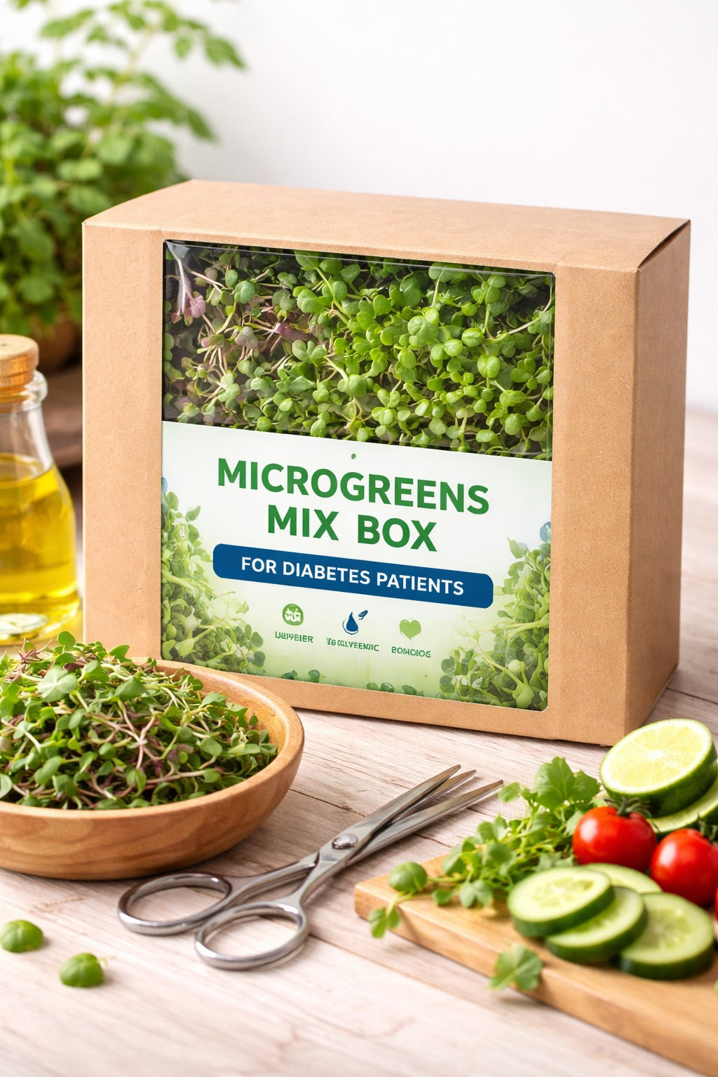 நீரிழிவு நோய் பராமரிப்பு மைக்ரோக்ரீன்கள் மிக்ஸ் (75 கிராம்) 